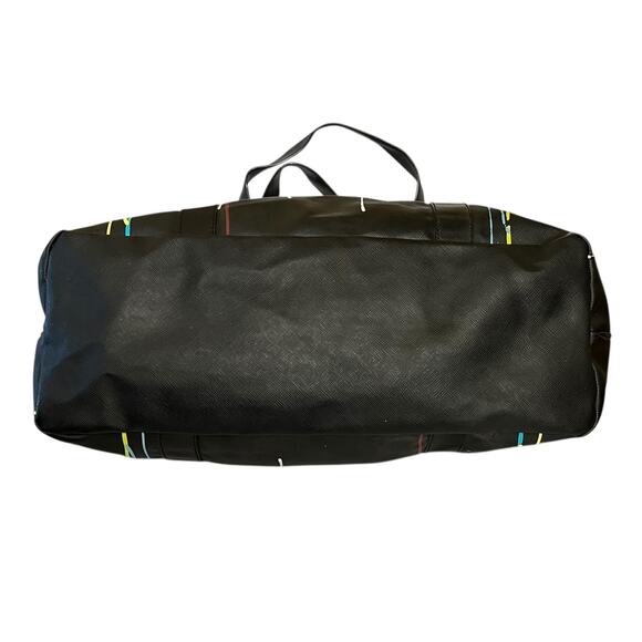 L.A.M.B. Williamsfield Jackson Signature Graffiti Paint Drip Tote - Y2K LAMB Bag - Picture 9 of 10